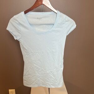 No Boundaries Light Blue Short Sleeve Tee